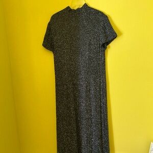 90s Vintage Beaded Cassandra Stone Prom Dress